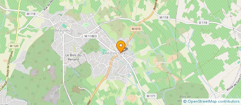 localisation de l'entreprise MADAME PANG CHI LO  RESTINCLIERES