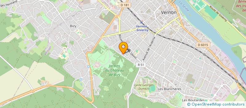 localisation de l'entreprise MADAME PANJAWARNAM GURUSAMI  VERNON