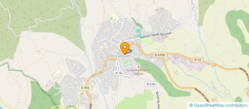 localisation de l'entreprise MADAME PANOMPRAI WANGDEE  FORCALQUIER