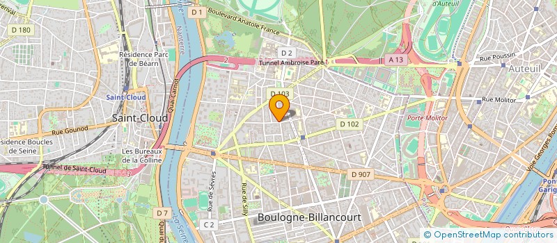 localisation de l'entreprise MADAME PANTEA DERAKHSHI à BOULOGNE-BILLANCOURT