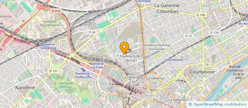 localisation de l'entreprise MADAME PANTHEA ALLAHDADI à COURBEVOIE