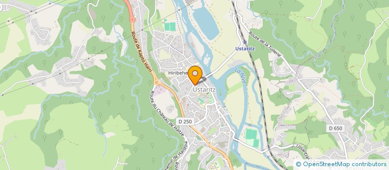 localisation de l'entreprise MADAME PANTXIKA ARTOLA  USTARITZ