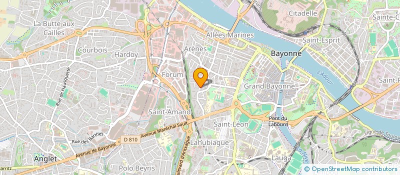 localisation de l'entreprise MADAME PANTXIKA DETCHART à BAYONNE