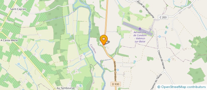 localisation de l'entreprise MADAME PANTXIKA JALLERAT  CONDOM