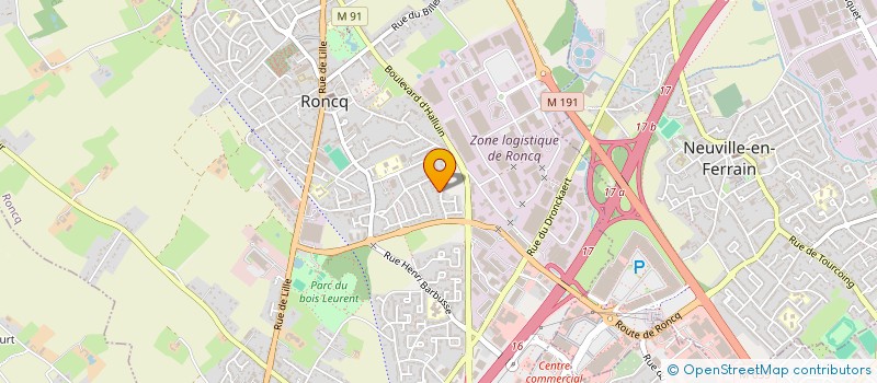 localisation de l'entreprise MADAME PAOLA ARONICA  RONCQ