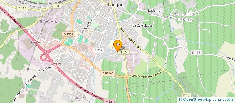 localisation de l'entreprise MADAME PAOLA BATTISTIMO  LANGON