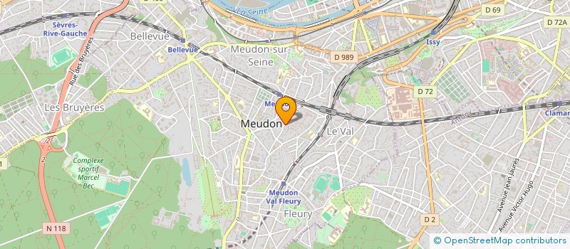 localisation de l'entreprise MADAME PAOLA BENNAHMIAS à MEUDON
