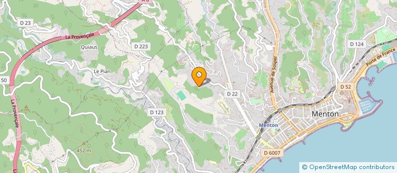 localisation de l'entreprise MADAME PAOLA BETTAGLIO  MENTON