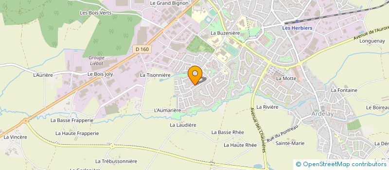 localisation de l'entreprise MADAME PAOLA BRISSAUD à LES HERBIERS