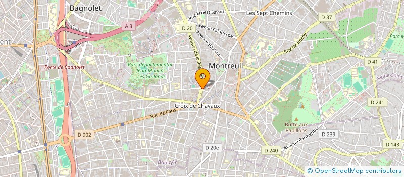 localisation de l'entreprise MADAME PAOLA BROGGI à MONTREUIL
