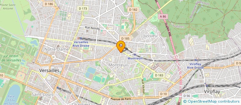 localisation de l'entreprise MADAME PAOLA CODA à VERSAILLES
