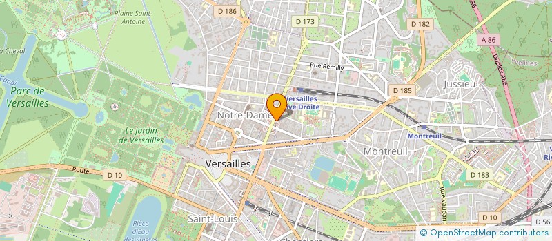 localisation de l'entreprise MADAME PAOLA CORAGGIO  VERSAILLES