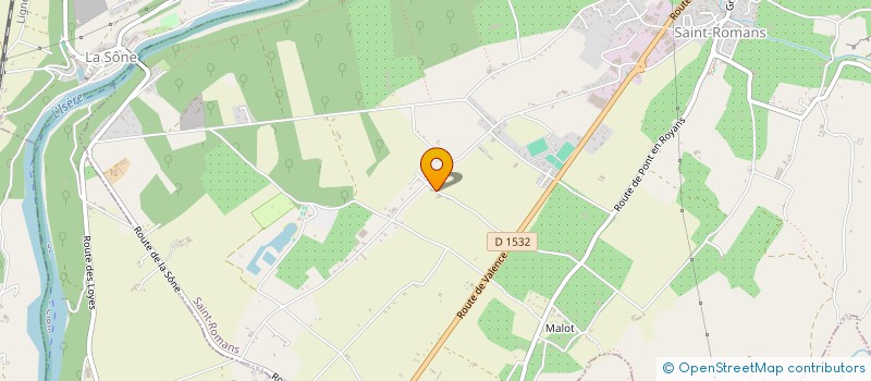 localisation de l'entreprise MADAME PAOLA CRUZ  SAINT-ROMANS