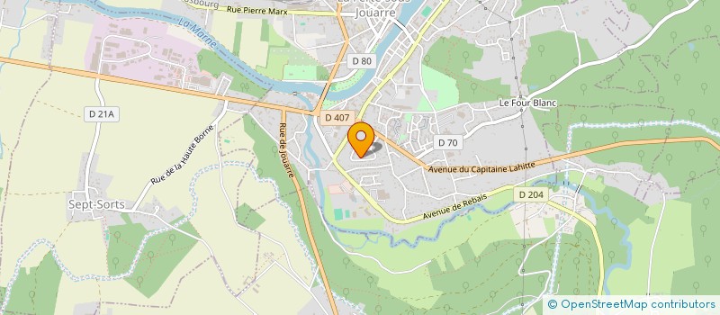localisation de l'entreprise MADAME PAOLA DESBIENDRAS à LA FERTE-SOUS-JOUARRE