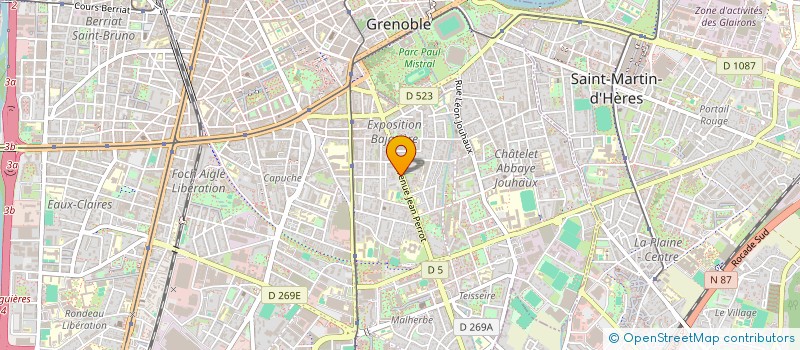 localisation de l'entreprise MADAME PAOLA ESCAMILLA GREENHAM à GRENOBLE