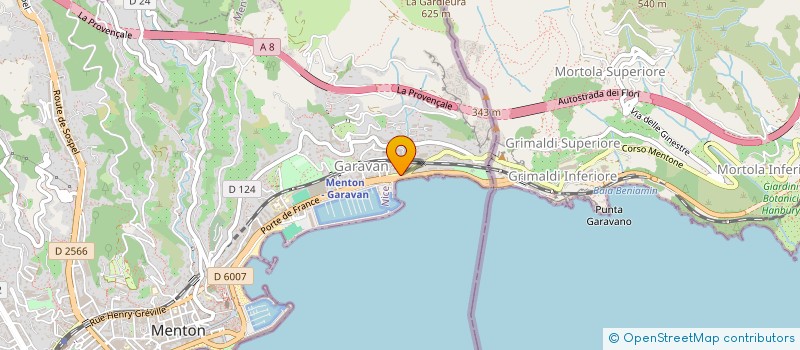 localisation de l'entreprise MADAME PAOLA FANTIN à MENTON