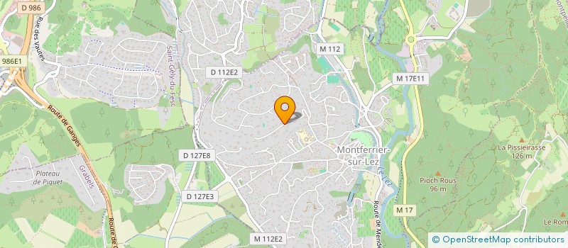 localisation de l'entreprise MADAME PAOLA GABARD  MONTFERRIER-SUR-LEZ