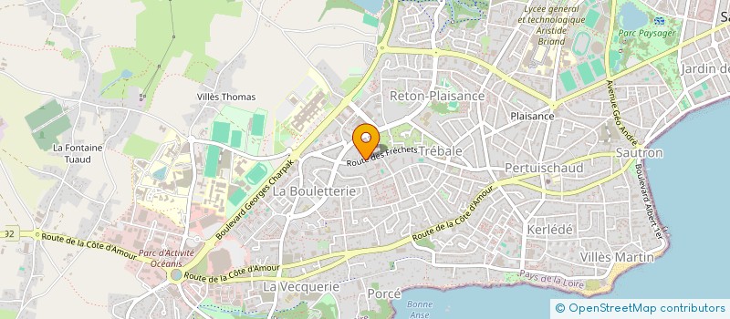 localisation de l'entreprise MADAME PAOLA GAMBOA CASTILLO  SAINT-NAZAIRE