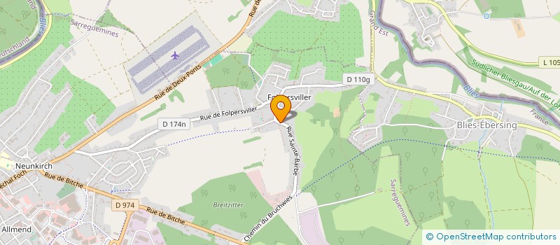 localisation de l'entreprise MADAME PAOLA JIMENEZ ORTIZ  SARREGUEMINES