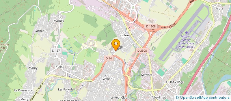 localisation de l'entreprise MADAME PAOLA JULIAN RUFINO  EPAGNY METZ-TESSY