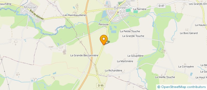 localisation de l'entreprise MADAME PAOLA LECOURSONNAIS  RANNEE