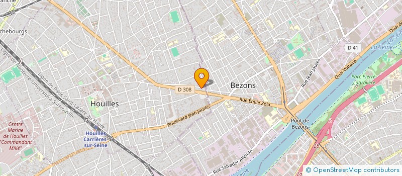 localisation de l'entreprise MADAME PAOLA MBIA MESSI  HOUILLES