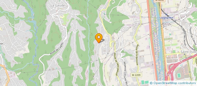 localisation de l'entreprise MADAME PAOLA MICHELATO  LA GAUDE