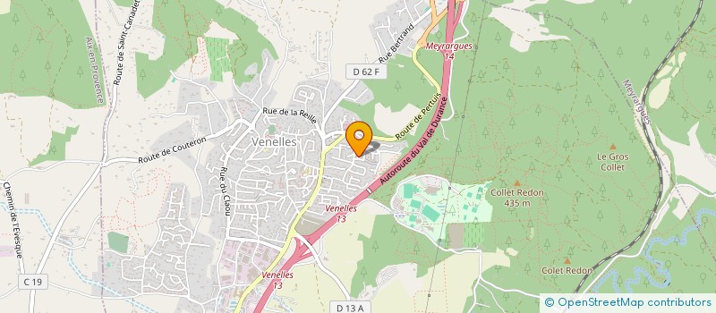 localisation de l'entreprise MADAME PAOLA MONTEFUSCO  VENELLES