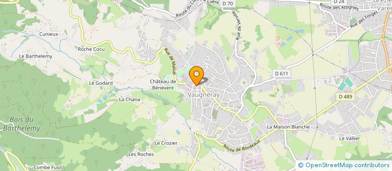 localisation de l'entreprise MADAME PAOLA MONTIS  VAUGNERAY