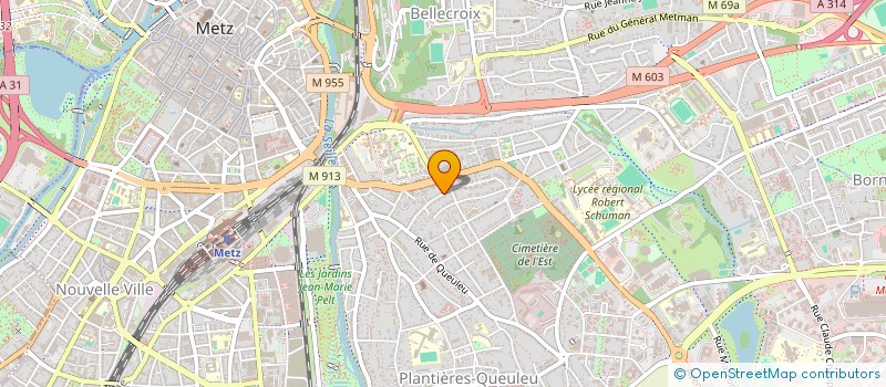 localisation de l'entreprise MADAME PAOLA NABET  METZ