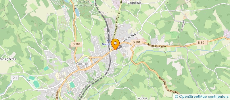 localisation de l'entreprise MADAME PAOLA NUNES  GOURDON