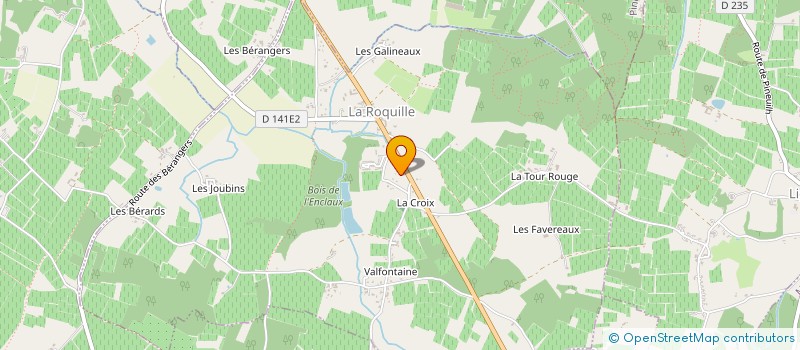 localisation de l'entreprise MADAME PAOLA PERIN  LA ROQUILLE