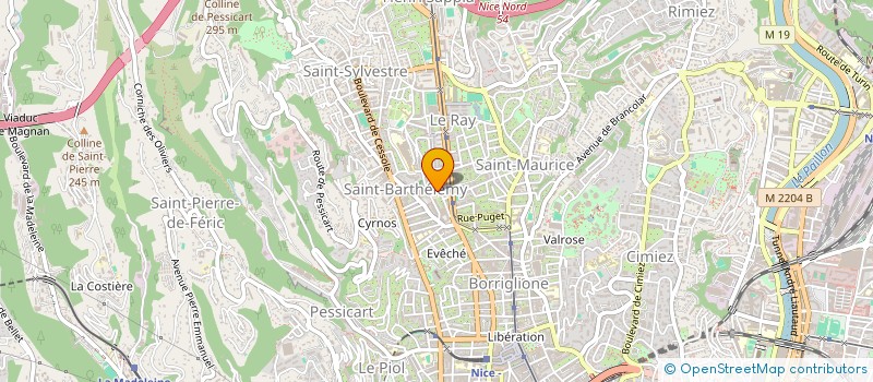 localisation de l'entreprise MADAME PAOLA PIERI  NICE