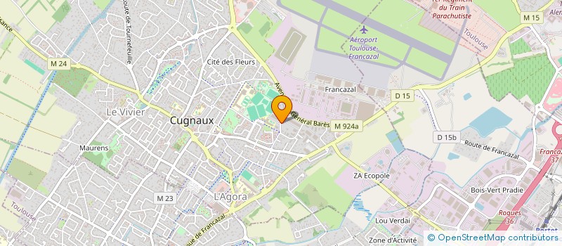 localisation de l'entreprise MADAME PAOLA PONDAVEN  CUGNAUX