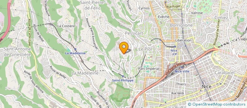 localisation de l'entreprise MADAME PAOLA ROJAS HERNANDEZ  NICE