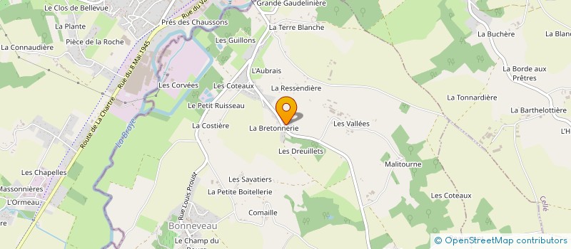 localisation de l'entreprise MADAME PAOLA ROUGEREAU  MONTROUVEAU