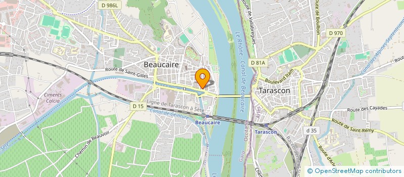 localisation de l'entreprise MADAME PAOLA SALERNO LANDA  BEAUCAIRE