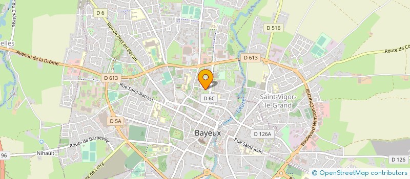 localisation de l'entreprise MADAME PAOLA SERRA  BAYEUX