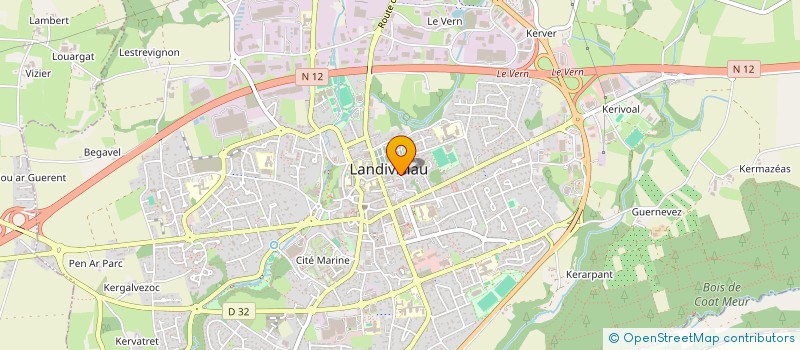 localisation de l'entreprise MADAME PAOLA THORIGNY  LANDIVISIAU