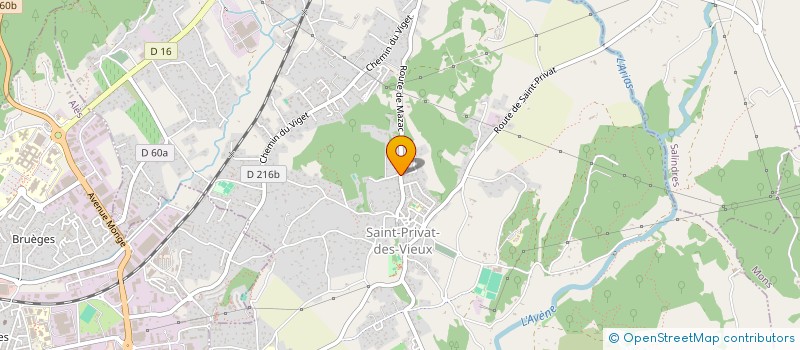 localisation de l'entreprise MADAME PAOLA TOMASSONI  SAINT-PRIVAT-DES-VIEUX