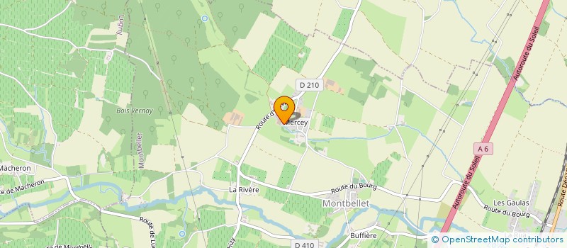 localisation de l'entreprise MADAME PAOLA TONIZZO  MONTBELLET