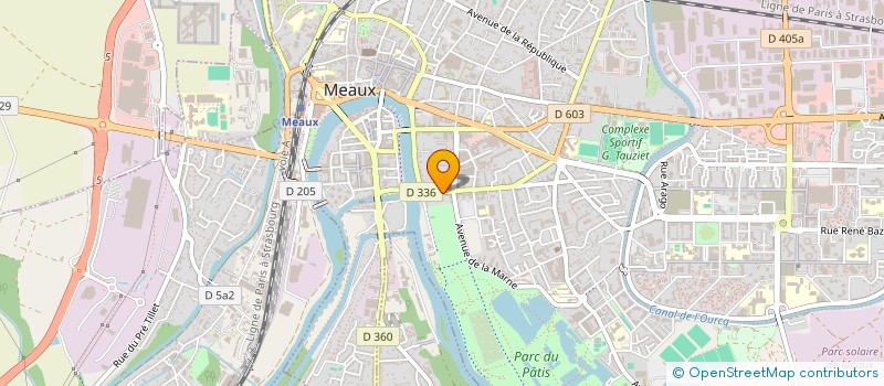 localisation de l'entreprise MADAME PAOLA ZECCHIN BRAGA à MEAUX