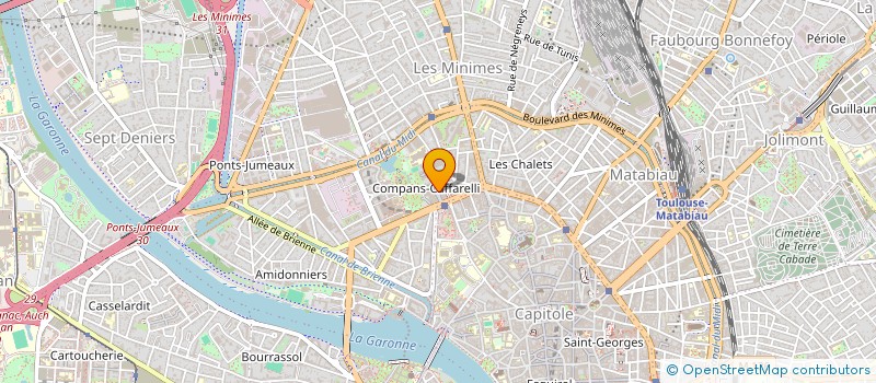 localisation de l'entreprise MADAME PAOLINE ALLEGRA MARTINEZ  TOULOUSE
