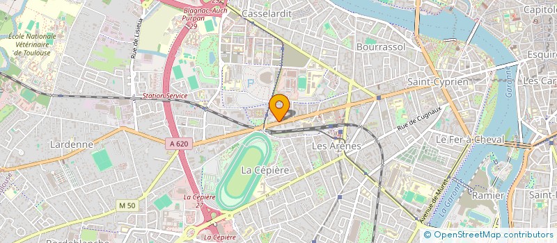 localisation de l'entreprise MADAME PAOLINE CHEVALLIER à TOULOUSE