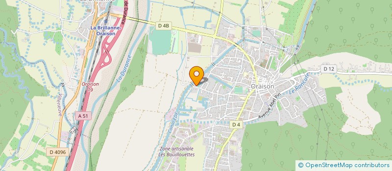 localisation de l'entreprise MADAME PAOLINE JAUBERT  ORAISON