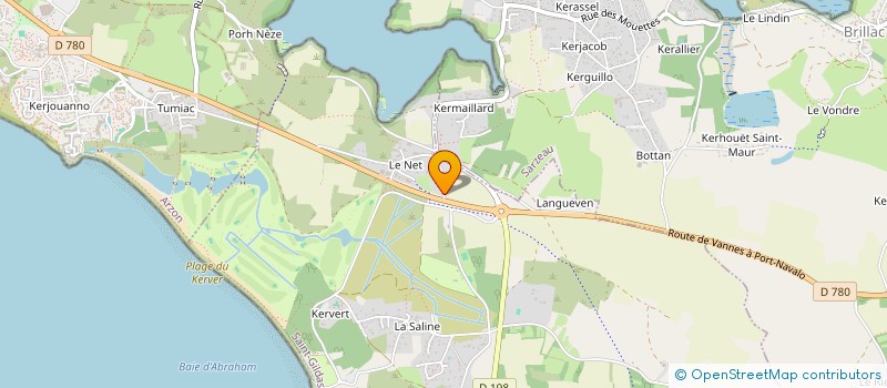 localisation de l'entreprise MADAME PAOLO FRANCIA  SAINT-GILDAS-DE-RHUYS