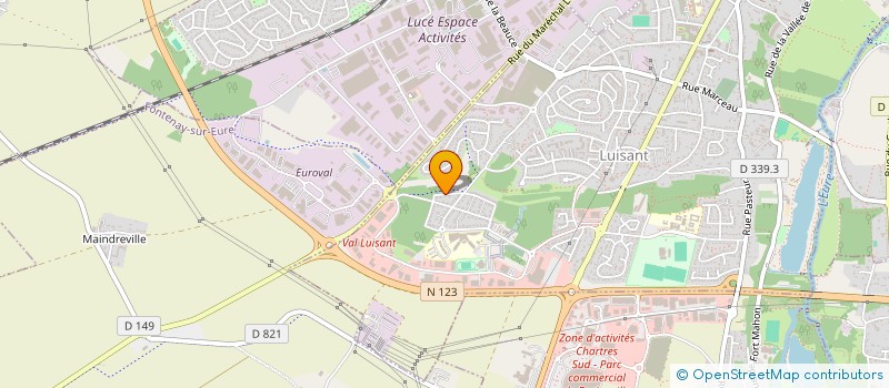 localisation de l'entreprise MADAME PAPPALARDO DUMONT à LUISANT