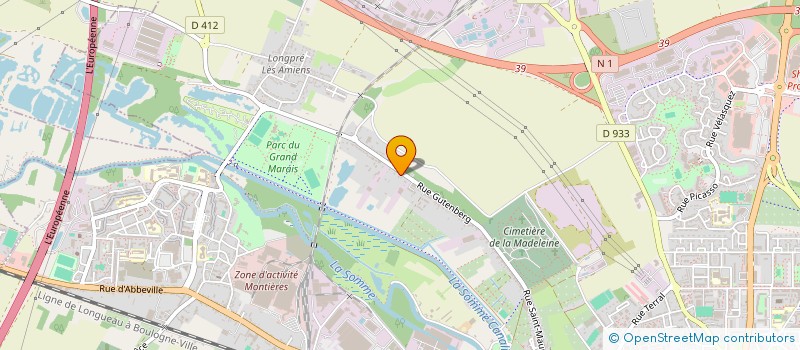 localisation de l'entreprise MADAME PAQUERETTE CARON à AMIENS