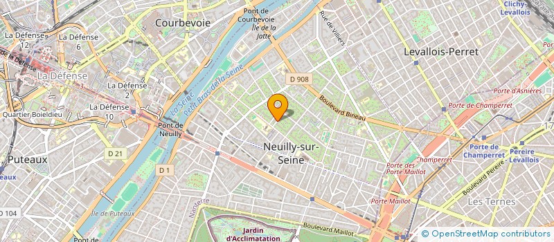 localisation de l'entreprise MADAME PAQUERETTE HUREL à NEUILLY-SUR-SEINE