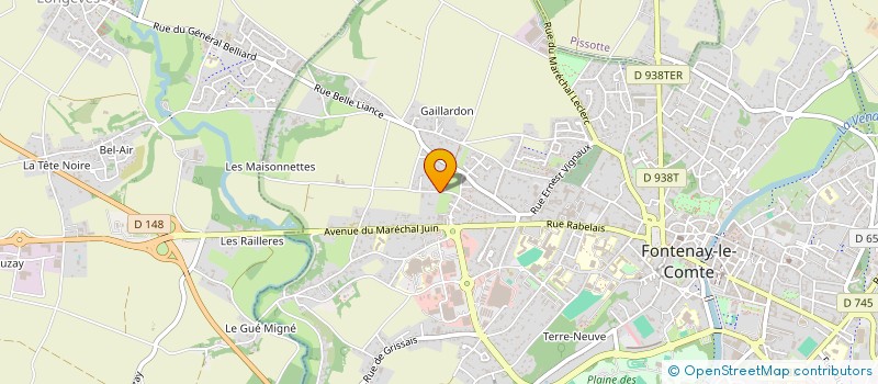 localisation de l'entreprise MADAME PAQUITA PIPET à FONTENAY-LE-COMTE